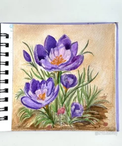 Original Painting- Crocus Beauty