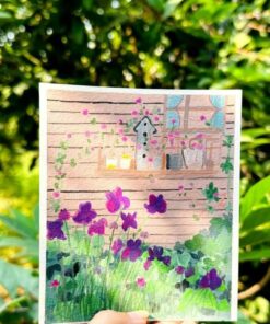 Original painting- The Backyard