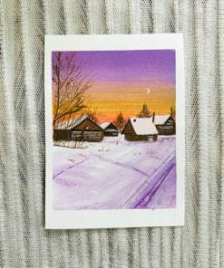 Original painting- Cozy winters