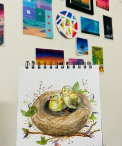 Original painting- Sweet Birdies