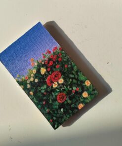 Fridge magnet painting- Roses