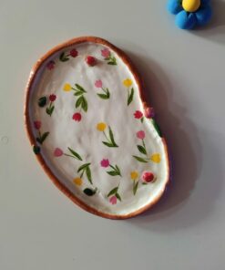 Clay dish- Tulip Trinket Tray