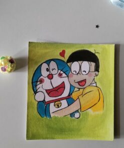 Original Painting- Nobita & Doraemon